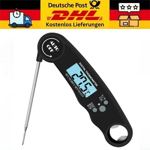 Faltbares Küchenthermometer digital wasserdicht magnetisch mit LCD-Display NEU - Bild 1 von 11