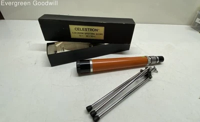 Mira telescópica con zoom Celestron C30 10x - 30x30 mm IOP SIN PROBAR Foto 1 de 3