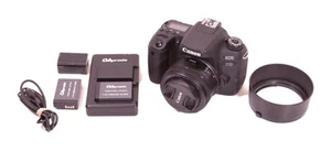 Canon EOS 77D 24.2 MP Digital SLR DSLR Camera Kit With EF 50mm 1:1.8 STM Lens - Picture 1 of 12