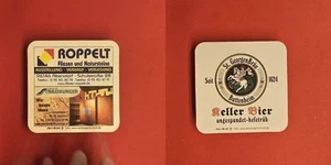 St. Georgen Bräu Buttenheim Werbung Roppelt Brauerei Bierdeckel Bier - Picture 1 of 1