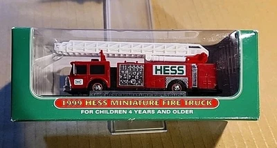Camión de bomberos Hess 1999 miniatura vintage diecast coleccionable Foto 1 de 4