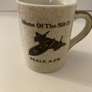 Lockheed Martin SR-71 Blackbird Ceramic Coffee Mug / Home of the SR‑71 Beale AFB - Picture 1 of 6