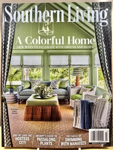 Southern Living Magazine 2025 Mar ~Greens & Blues ~Passalong Plants ~Manatees - Picture 1 of 1