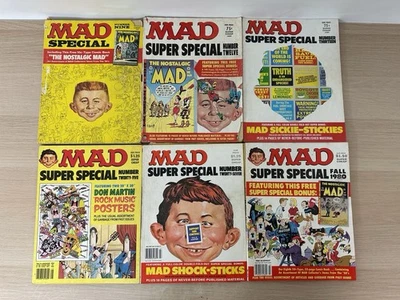 Vintage 70s Mad Magazine Super Special Lot Of 6 - #9, 12, 13, 25, 27 & Fall 1980 Foto 1 de 4