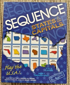 Juego de mesa Sequence States & Capitals JAX 2006 Geografía Educación Educación Educación en el hogar - Imagen 1 de 9