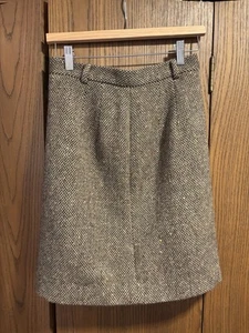Vtg Ralph Lauren Collection Purple Label tweed pencil skirt, size 8/S USA - Picture 1 of 7