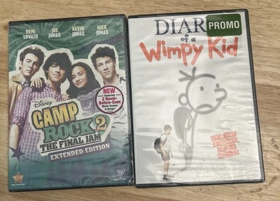 Camp Rock 2: The Final Jam (Extended Edition) & Diary Of A Wimpy Kid (DVD) NEW - Image 1 of 4