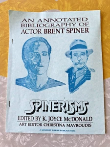 Brent Spiner Fanzine “Spinerisms” Bio – STNG Star Trek Next Generation - Picture 1 of 5