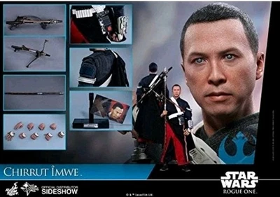 Figura Hot Toys Rogue One Star Wars 1/6 1:6 Chirrut Imwe Foto 1 de 4
