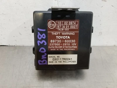 03 2003 Toyota Landcruiser módulo de control de bloqueo de robo 8973060030 Foto 1 de 4