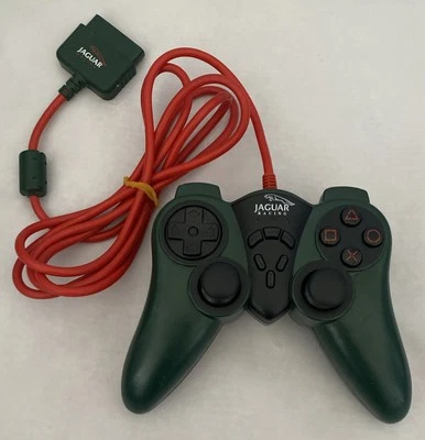 Jaguar Racing PlayStation 1 PS1 PSone Dual Analogue / Analog Controller - TESTED - Image 1 of 4