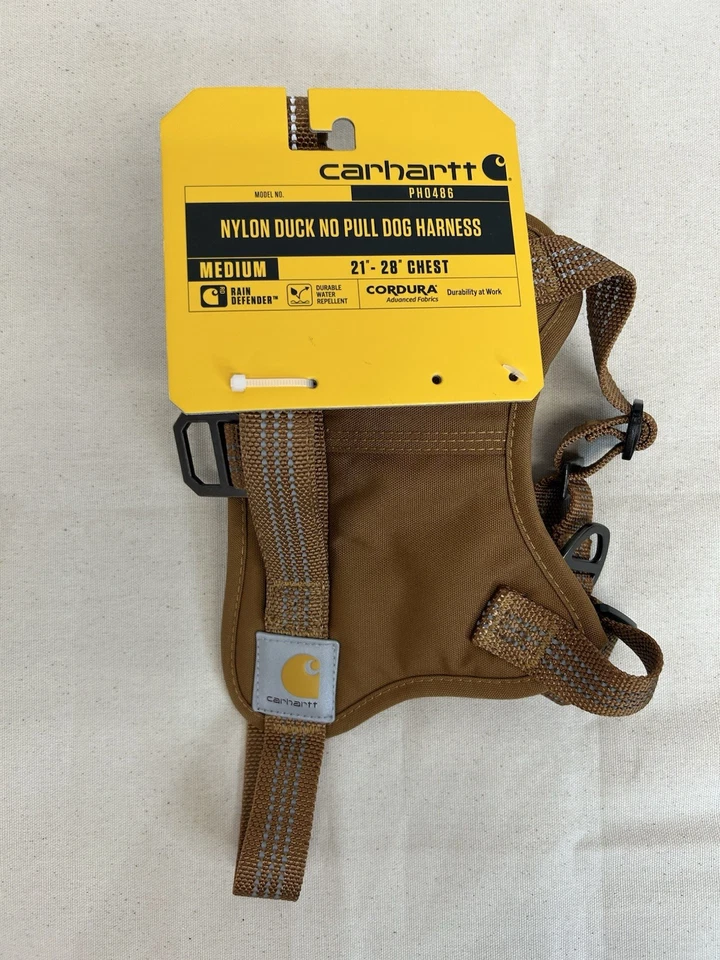 Carhartt Nylon Duck No Pull Dog Harness Adjustable Medium PH0486 ""