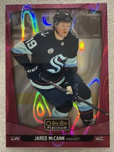 2024-25 O Pee Chee Platinum Pink Magma Jared Mccann - Picture 1 of 2