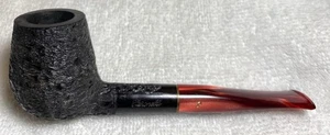 Schöne Vintage schwarze Holz Paronelli Estate Pfeife rotweinfarben Plexiglas Stiel - Bild 1 von 23