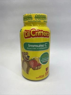 L'il Critters Immune C Plus Zinc y Vitamina D, 190 Gomitas - EXP:02/2026 Foto 1 de 4