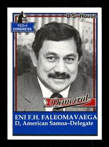 Congreso de la Asociación Nacional de Educación 1993 D Samoa Eni Faleomavaega BXCP56 - Imagen 1 de 2