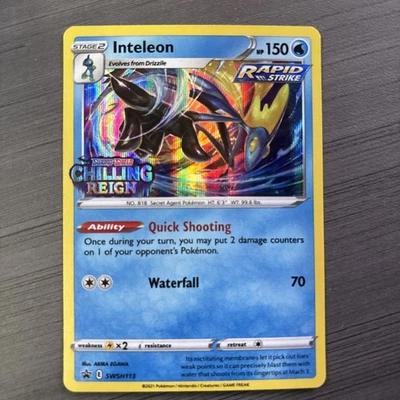 Inteleon - (Prerelease) SWSH113 SWSH: Sword & Shield Promo Cards Holo - Image 1 of 2