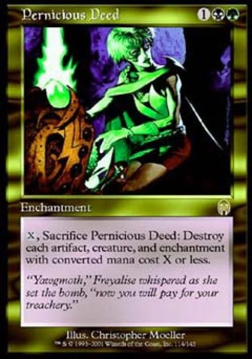 Pernicious Deed - Medium Play MTG Apocalypse - Image 1 of 1