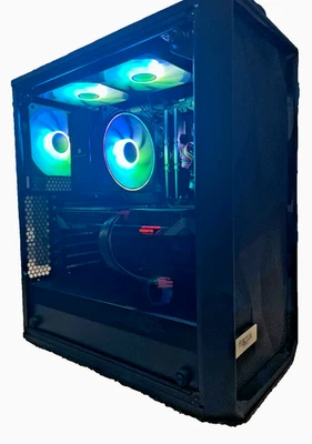 RX 9060 XT  16GB GDDR6 OC Custom AMD Ryzen PC Gaming Build - Image 1 of 4