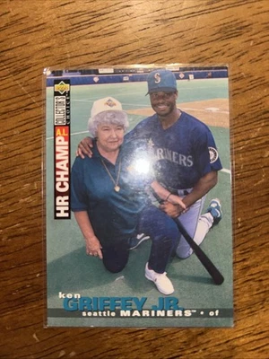 1995 Upper Deck Collector's Choice - League Leader Ken Griffey Jr #70  - Image 1 of 2