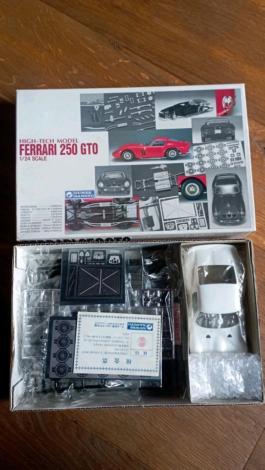 GUNZE SANGYO FERRARI 250 GTO HIGH-TECH MODEL - Immagine 1 di 1
