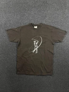 Oneita Power-Sport Shirt Mens Medium Black Golf Golfer Graphic Tee T-Shirt - Picture 1 of 7