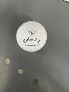 LOGOTIPO DE PELOTA DE GOLF EDICIÓN LIMITADA STEPH CURRY TRIPLE PISTA CROMO SUAVE... RARO - Imagen 1 de 3
