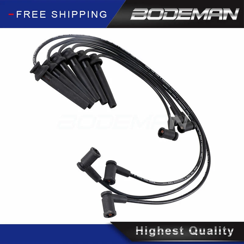 Cables de encendido de bujía - 8 mm para 2001 2002 Mercury Cougar Mazda MPV V6 2,5 L Foto 1 de 4