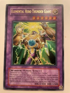 YuGiOh Elemental Hero Thunder Giant TLM-EN036 Ultra Raro MINT/NEAR MINT @ - Imagen 1 de 3