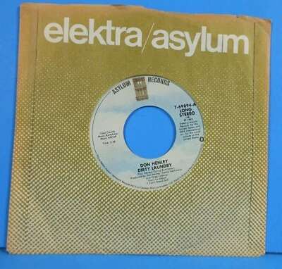 DON HENLEY DIRTY LAUNDRY ~ LILAH 7" 1982 ORIGINAL GREAT CONDITION! VG+/VG+!!A - image 1 of 3