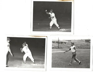 LOTTO DI 3 DIVERSI anni 60-70 NEW HAVEN CONN POLICE DEPT. FOTO SOFTBALL #1 - Foto 1 di 1
