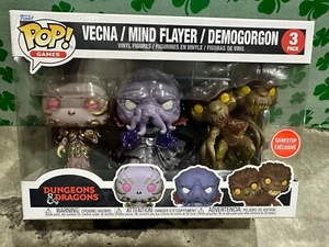 Funko Pop! Vinyl: Dungeons & Dragons - Vecna / Mind Flayer / Demogorgon - 3 Pack - Picture 1 of 2