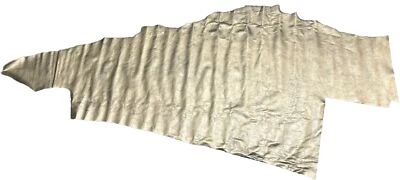 Pewter Metallic Leather Hide Skin Workshop Crafting 2.5oz - Image 1 of 2