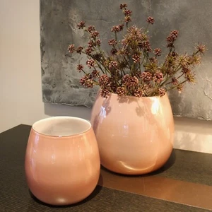 Lambert Pisano | Glas Vase col.malve Gr. M |  h=24cm, d=25cm NEU  -20% !!!! - Bild 1 von 3