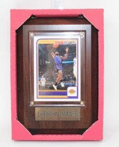 NBA PLAQUE W/CARD 4X6 LAKERS LEBRON JAMES New - Picture 1 of 1