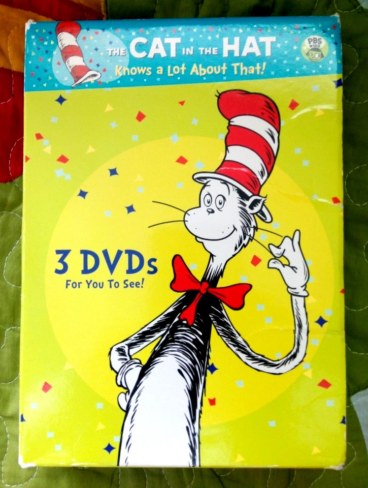 THE CAT IN THE HAT KNOWS A LOT ABOUT THAT 3 DVD SET : REGION 1 GOOD FREE POST - Image 1 of 1