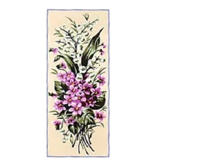 VIOLETS - Tapestry/Tapisserie - Canvas - Margot - (62.136/RACK)(1043) - Picture 1 of 1