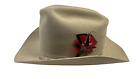 Frontier Western Canadian Cowboy Hat - Approx Size 7 - Tan Felt