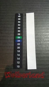 LCD Thermometer for Home Brew or Fish & Reptile Tank 10-40 °C - Self Adhesive - Picture 1 of 10