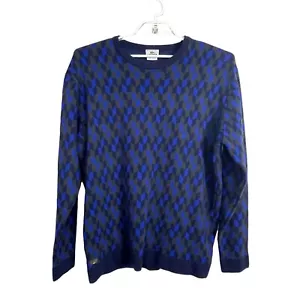 Suéter Lacoste cuello redondo lana pura virgen para hombre talla 2XL EUR 7 azul gris - Imagen 1 de 8