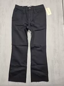Universal Thread Women's High-Rise Bootcut Cropped Jeans Size 0 Black - Picture 1 of 11