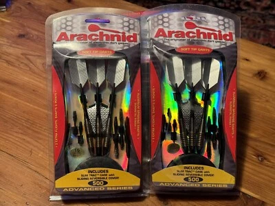 Lote de 2 juegos de 3 dardos punta blanda Arácnido SFA-500 16 gramos con estuche - ¡¡NUEVO!!! Foto 1 de 2