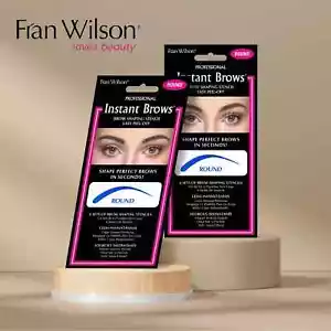 Herramienta de maquillaje para cejas instantáneas Fran Wilson: paquete de 2 para cejas perfectamente formadas - Imagen 1 de 4