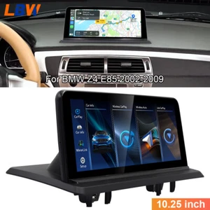 10.25'' Car Linux Screen Wireless Carplay Radio Wifi BT For BMW Z4 E85 2002-2009 - Picture 1 of 12