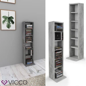 Estantería para CD Soporte para Estantería para pared de hormigón DVD VICCO - Imagen 1 de 7