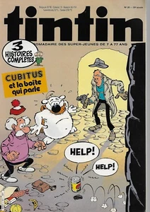 TINTIN N° 401 DE 1983 PROCHE DU NEUF . COUVERTURE CUBITUS - Picture 1 of 1