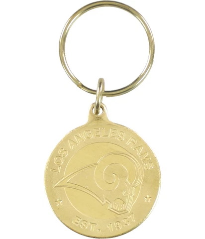 Highland Mint Unisex LA Rams Key Chain Souvenir, Brown Cover