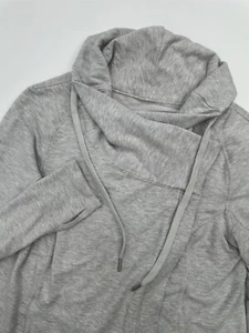 Veste femme Lululemon taille 8 Coast Easy Wrap col vachette gris fermeture éclair intégrale - Photo 1/9