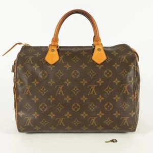 LOUIS VUITTON Monogram Speedy 30 Hand Bag M41526 LV Auth 05M014999904 - Picture 1 of 20