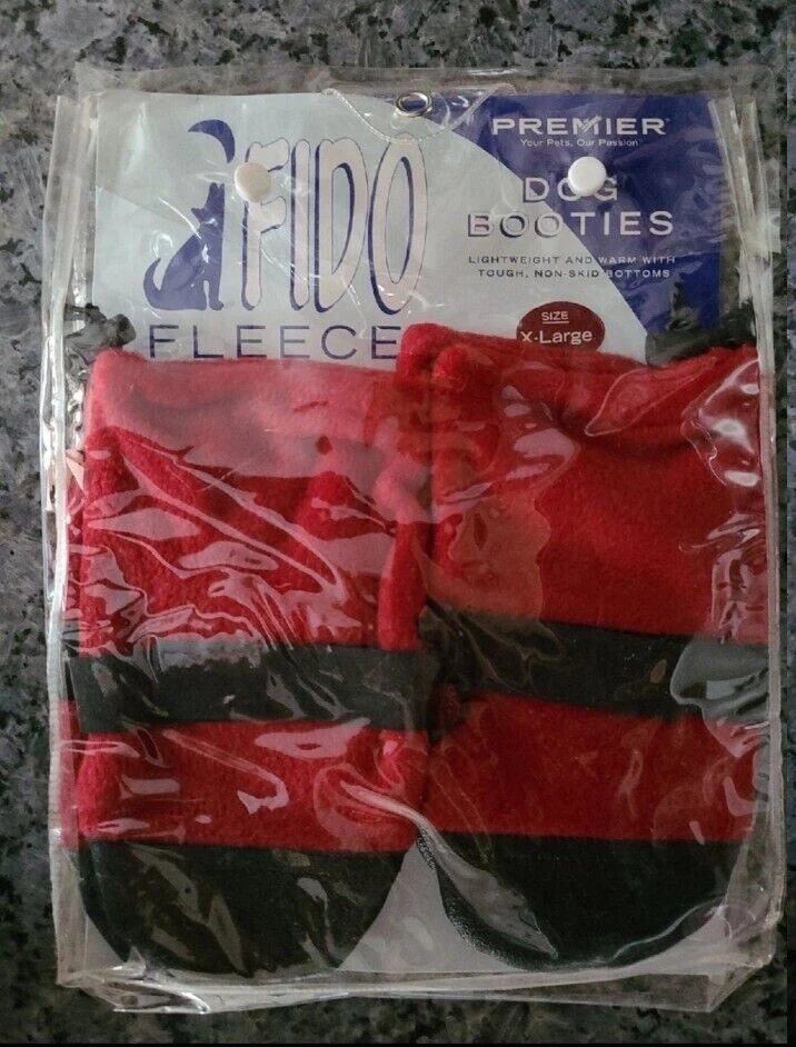 Fido XL 抓绒狗靴冬季靴爪子户外步行冰雪保护  — 第 1/4 张图片